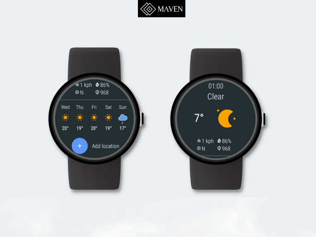 AccuWeather Smartwatch app