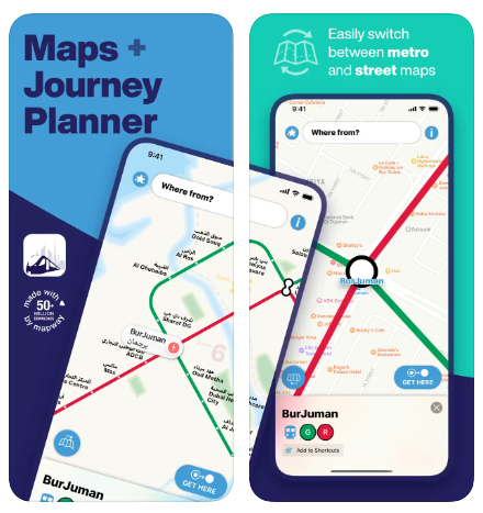 Dubai Metro Interactive Map App